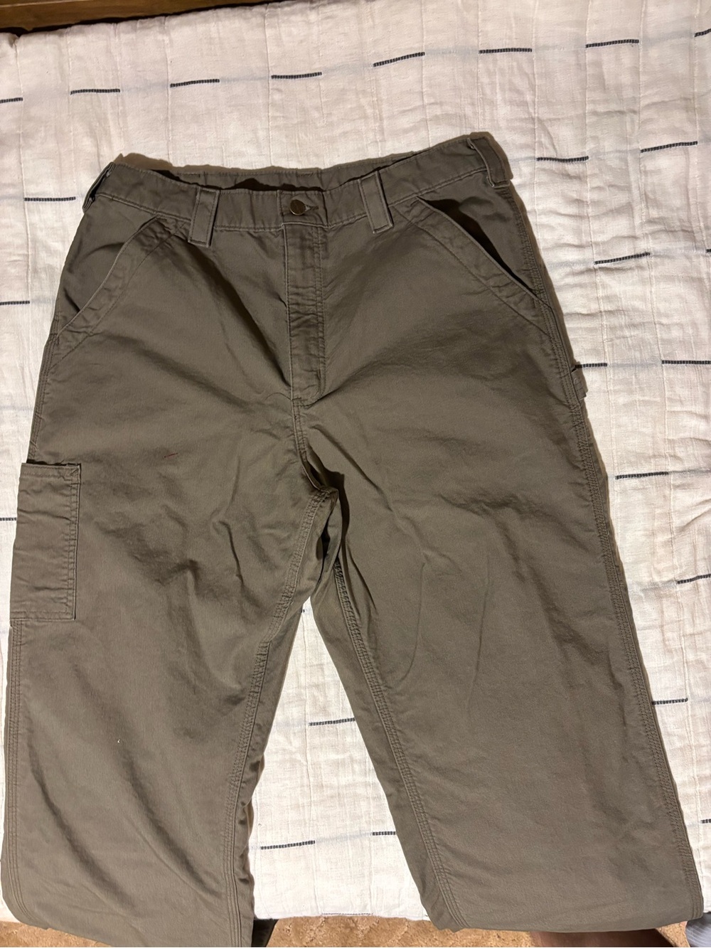 Carhartt Men's Olive Green Cargo Pants
